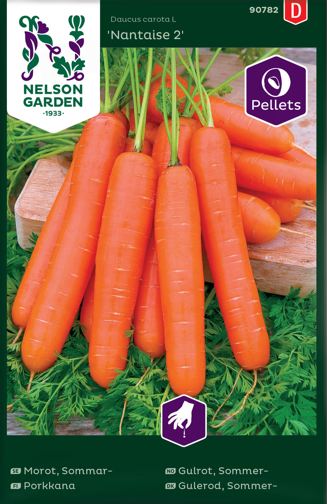 Sommergulrot, pellets 'Nantaise 2'